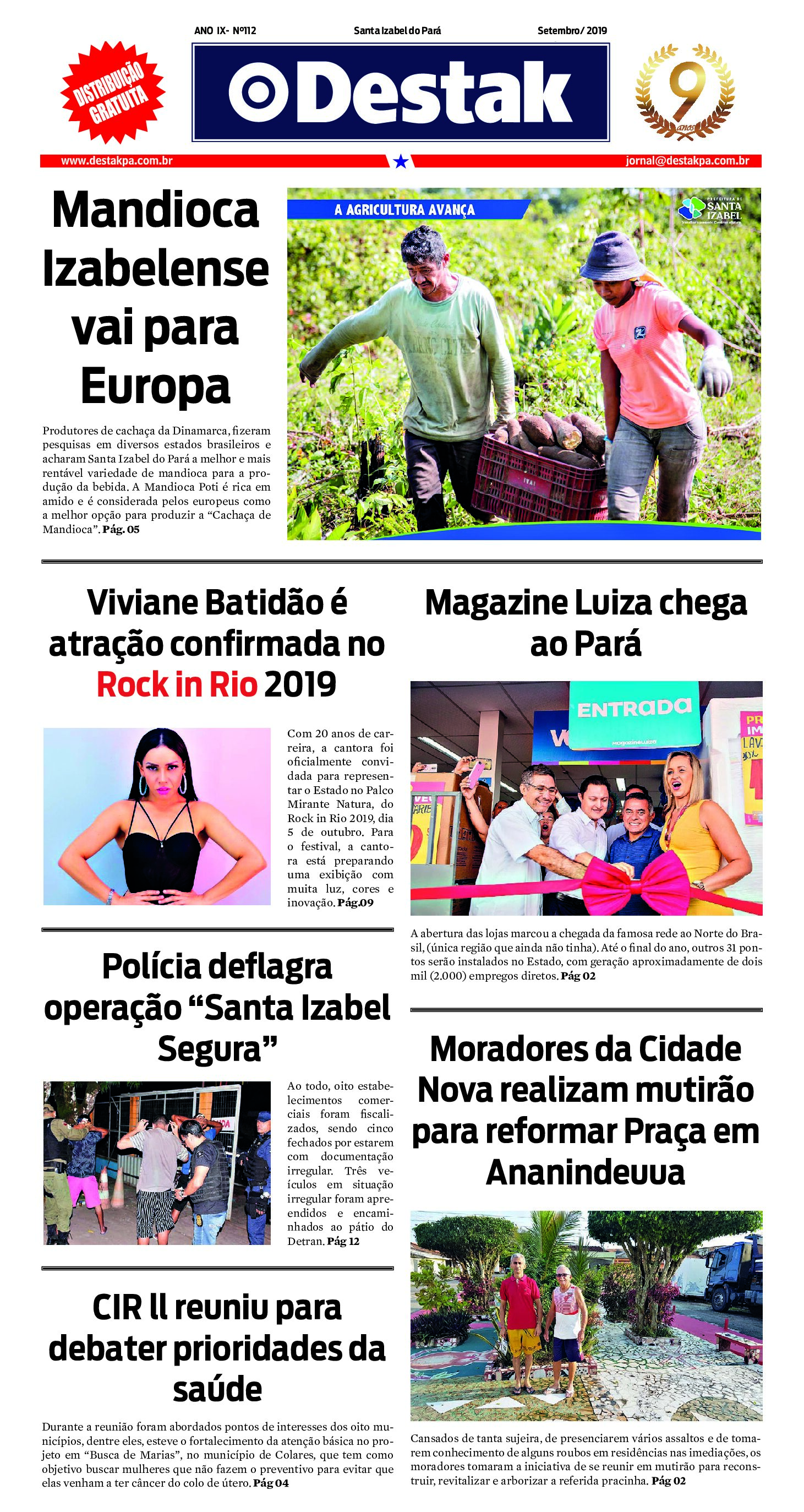 Edição Nº 112 — Setembro/2019