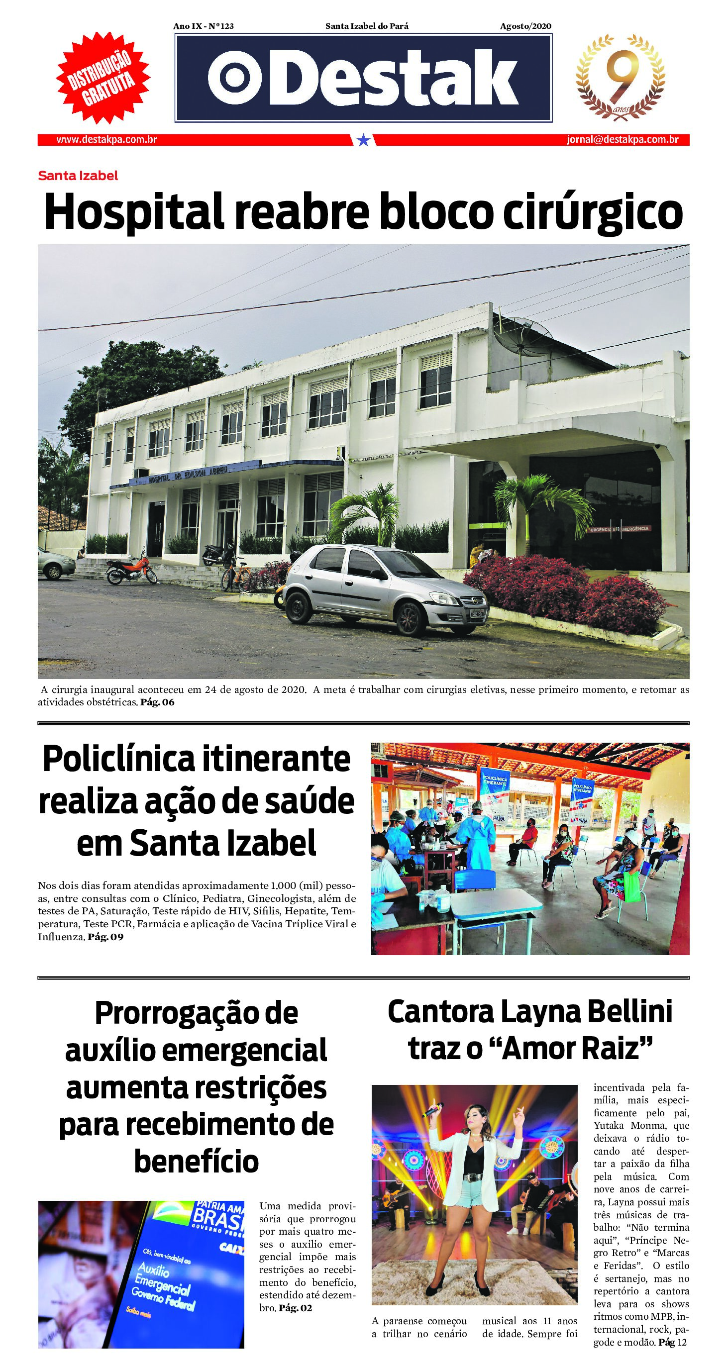 Edição Nº 123 — Agosto/2020