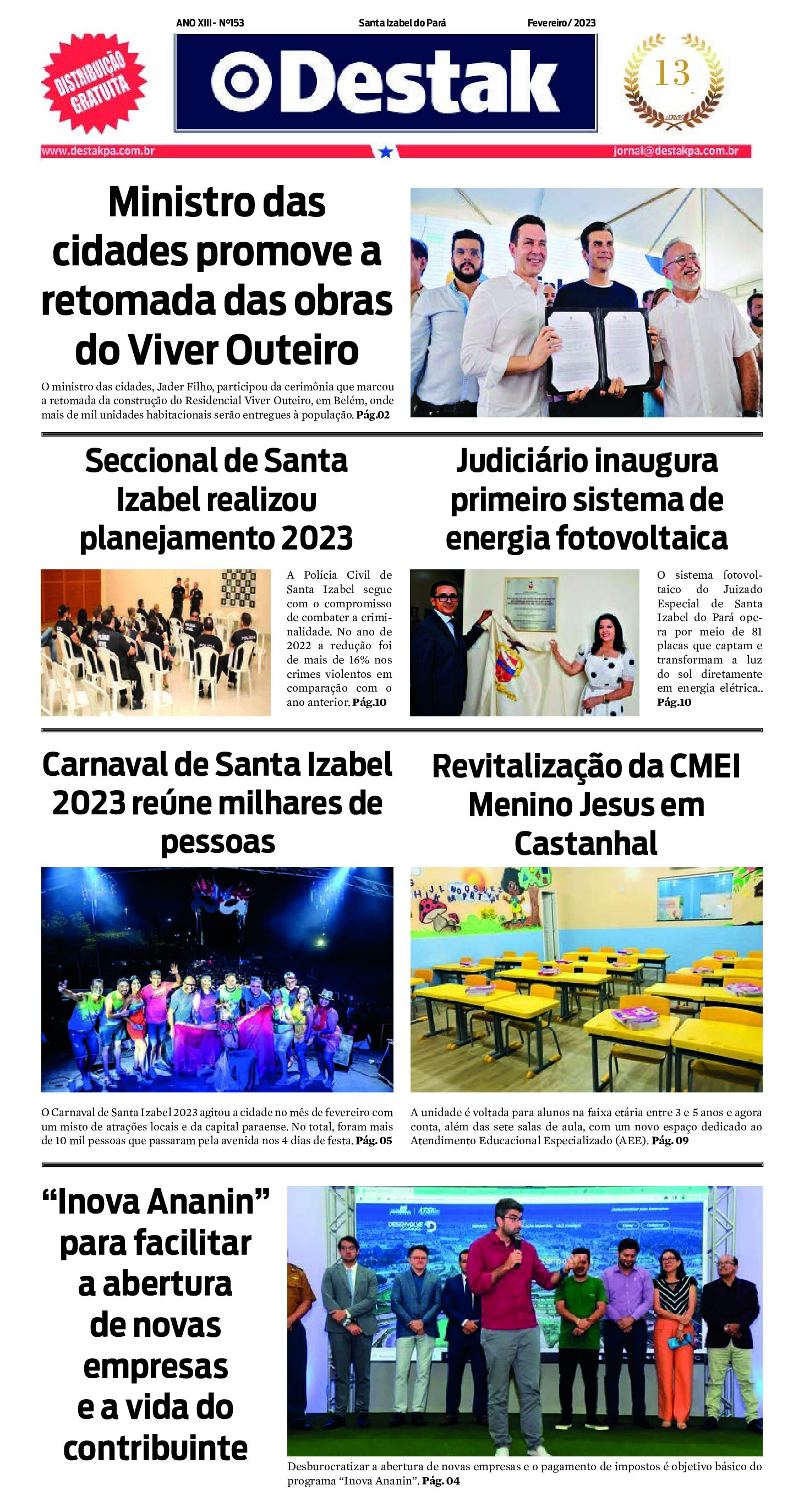 Edição Nº 153 — Fevereiro/2023