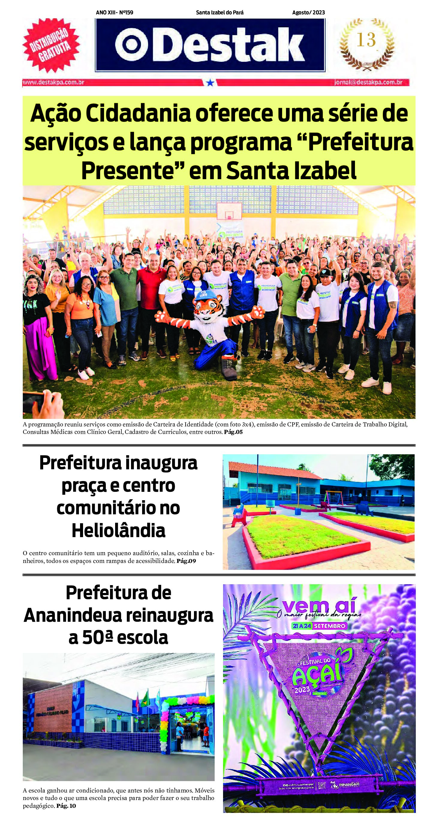 Edição Nº 159 — Agosto/2023